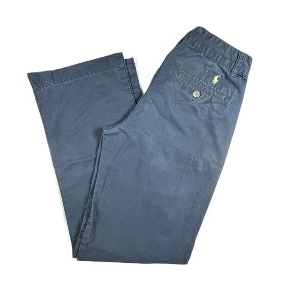 Polo by Ralph Lauren Boy's Dark Blue Chinos Size 10 - Picture 2 of 12